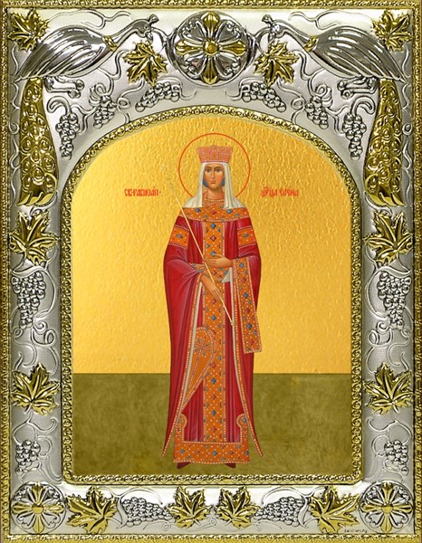 Икона Елена Константинопольская равноапостольная, царица, 14х18 см 27592