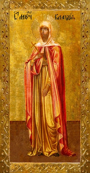 Икона Клавдия Римская мученица 27617