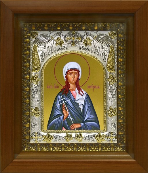 Икона Юлия (Иулия) Анкирская, в киоте 20х24 см 27621