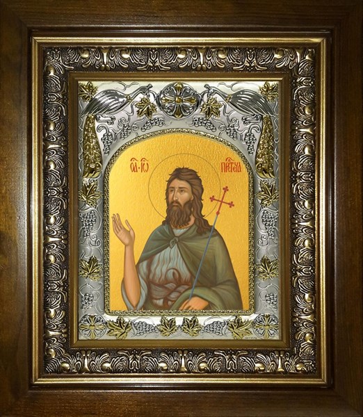 Икона Иоанн (Иван) Предтеча, Креститель Господень, в киоте 20х24 см 27654 - фото 41267