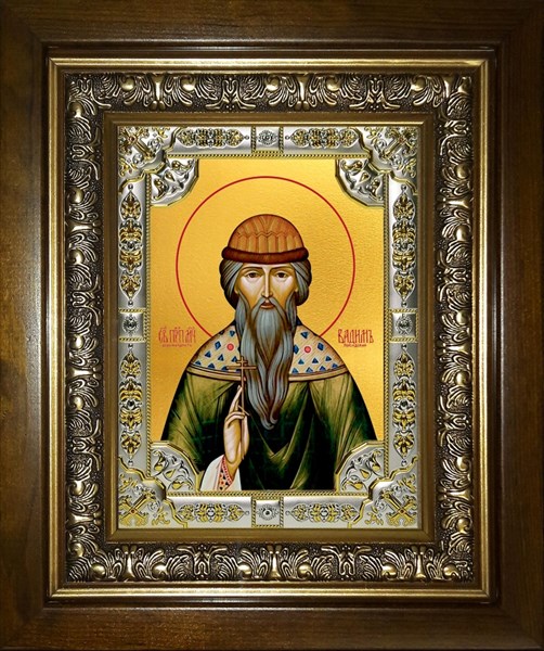 Икона Вадим Персидский архимандрит, преподобномученик, в киоте 24х30 см 27686