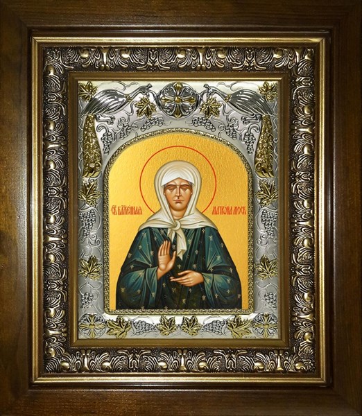 Икона Матрона Московская блаженная, в киоте 20х24 см 27698 - фото 41311
