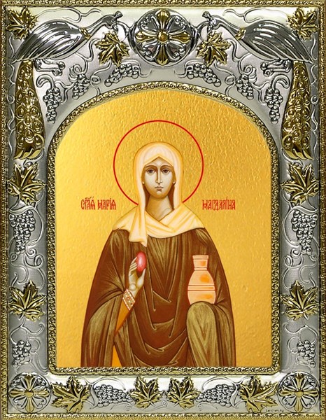 Икона Мария Магдалина равноапостольная, мироносица, 14х18 см 27706 - фото 41318