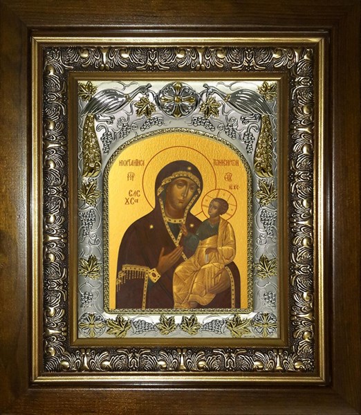 Икона Иверская икона Божией Матери, в киоте 20х24 см 27753 - фото 41364