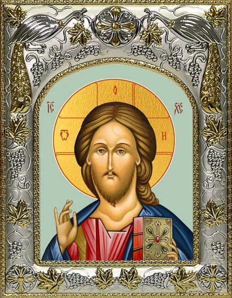 Икона Господь Вседержитель, 14х18 см 27773
