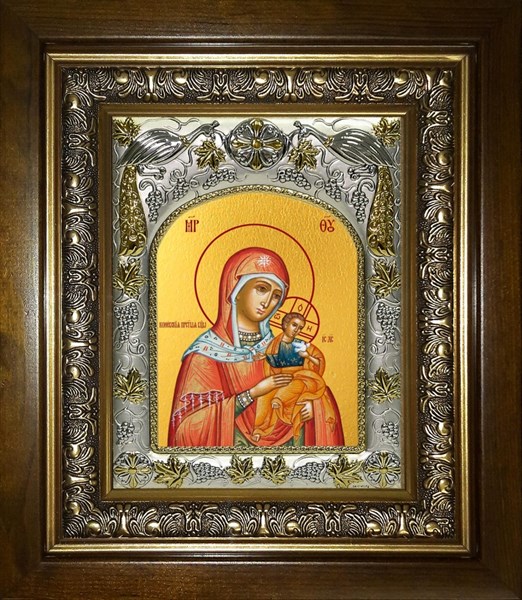 Икона Коневская икона Божией Матери, в киоте 20х24 см 27794 - фото 41405