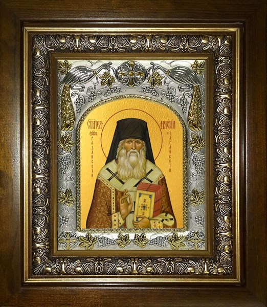 Икона Мелетий епископ Рязанский и Зарайский, святитель, в киоте 20х24 см 27834 - фото 41445