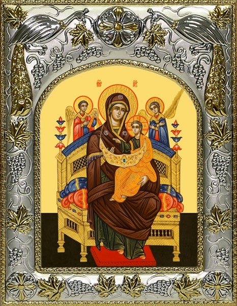 Икона Всецарица икона Божией Матери, 14х18 см 27950 - фото 41560