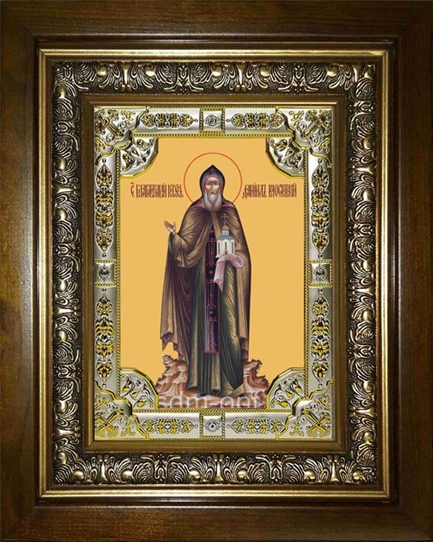 Икона Даниил Московский благоверный князь, в киоте 24х30 см 27981