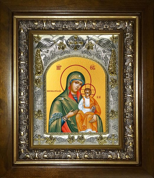 Икона Милостивая икона Божией Матери, в киоте 20х24 см 28020 - фото 41630