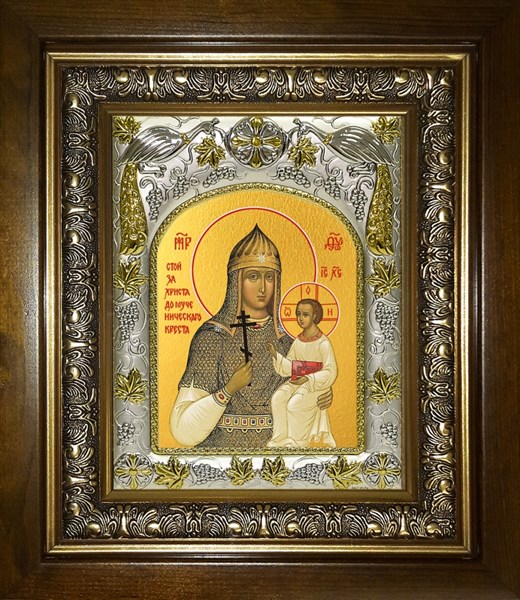 Икона Взбранной Воеводе икона Божией Матери, в киоте 20х24 см 28069