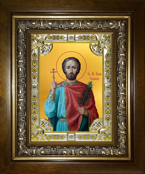 Икона Иоанн (Иван) Новый, Сочавский, великомученик, в 24х30 см 28117