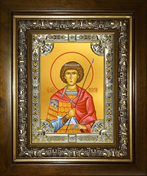 Икона Георгий Победоносец великомученик, в киоте 24х30 см 28134 - фото 41743