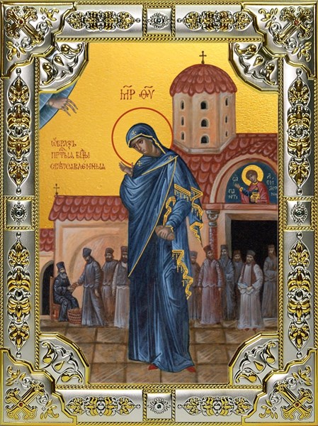 Икона Светоявленная икона Божией Матери, 18х24 см, со стразами 28168