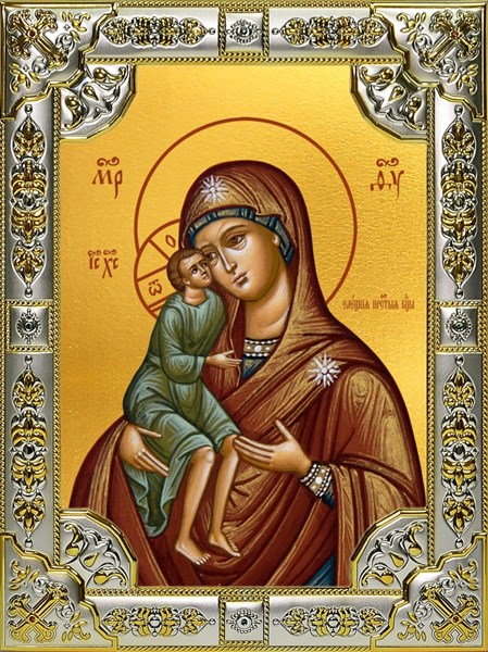 Икона Елецкая икона Божией Матери, 18х24 см, со стразами 28220