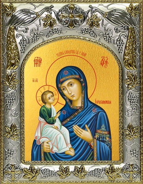 Икона Иерусалимская икона Божией Матери, 14х18 см 28283 - фото 41886