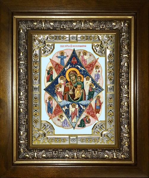 Икона Неопалимая Купина, икона Божией Матери, 18х24 см 28390 - фото 41990