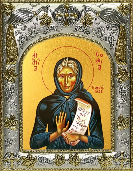 Икона София (Хотокуриду), преподобная, 14х18см 28405