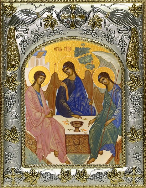 Икона Святая Троица, 14х18 см 28410