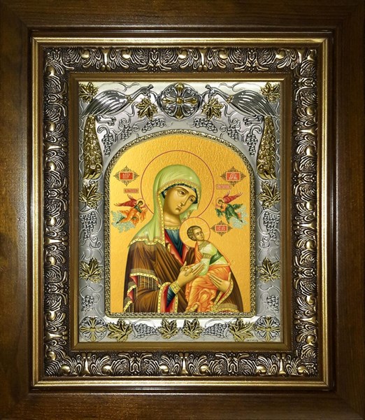 Икона Страстная икона Божией Матери, в киоте 20х24 см 28429 - фото 42029