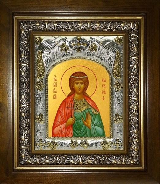 Икона Анастасия Романова страстотерпица, в киоте 20х24 см 28436 - фото 42036