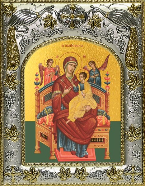 Икона Всецарица икона Божией Матери, 14х18 см 28465 - фото 42064