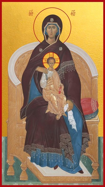 На Престоле,икона Божией Матери 28468