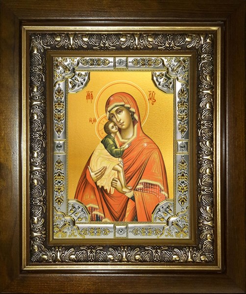 Икона Донская икона Божией Матери, в киоте 24х30 см 28553 - фото 42149