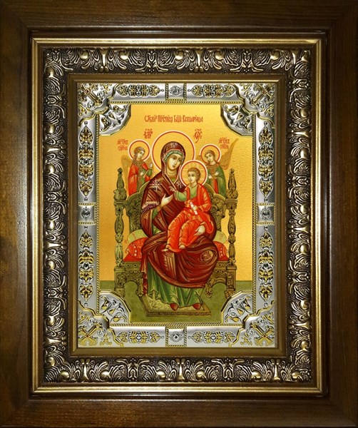 Икона Всецарица икона Божией Матери, в киоте 24х30 см 28558 - фото 42153