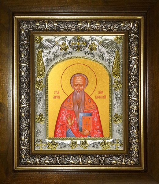 Икона Мирон Кизический, пресвитер, священномученик, в киоте 20х24 см 28561