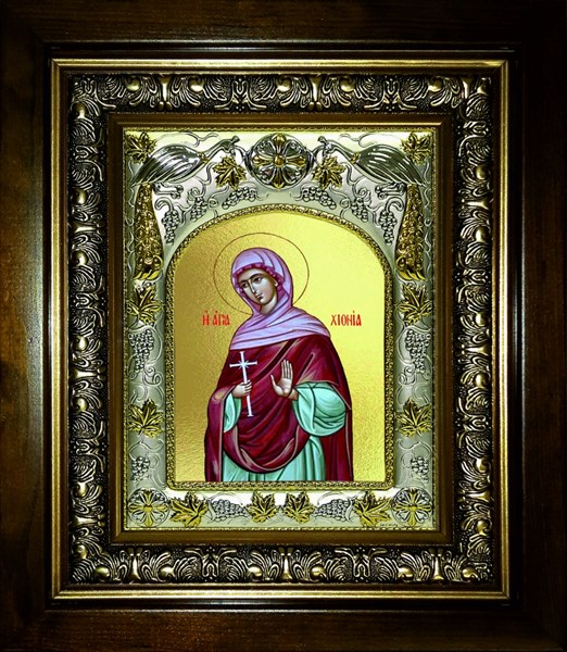 Икона Хиония Аквилейская, в киоте 20х24 см 28582