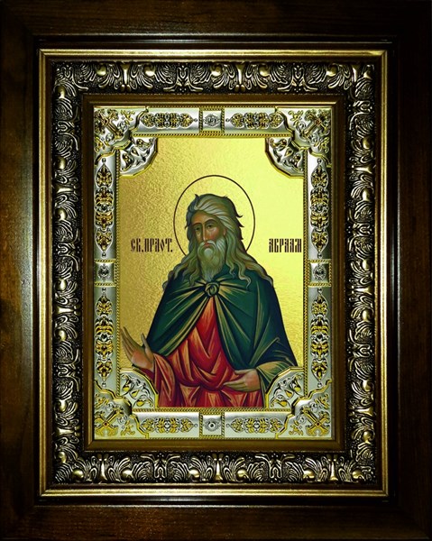Икона Авраам праотец, в киоте 24х30 см 28590