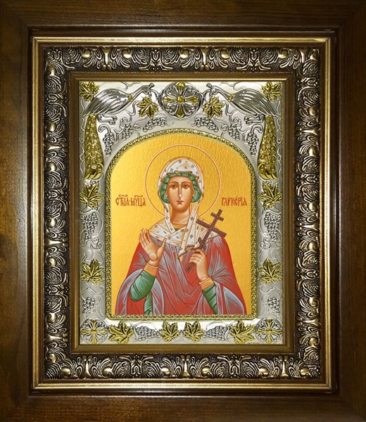Икона Гликерия, в киоте 20х24 см 28634