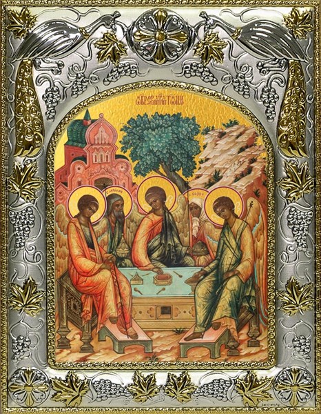 Икона Святая Троица, 14х18 см 28641