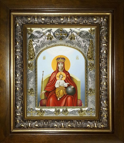 Икона Державная икона Божией Матери, в киоте 20х24 см 28674 - фото 42266