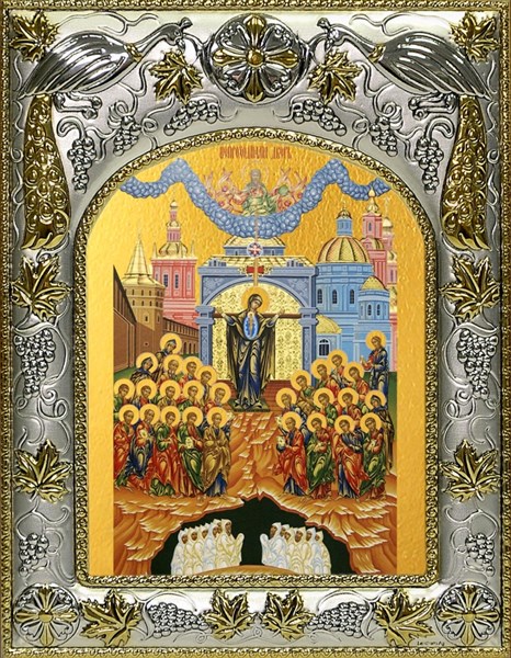 Икона Непроходимая дверь, икона Божией Матери, 14х18 см 28712 - фото 42302
