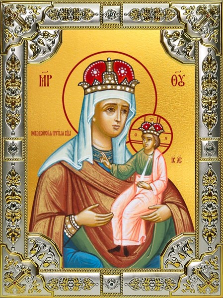 Икона Новодворская икона Божией Матери, 18х24 см 28725