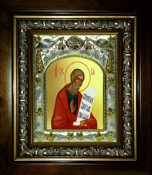 Икона Осия пророк, в киоте 20х24 см 28790