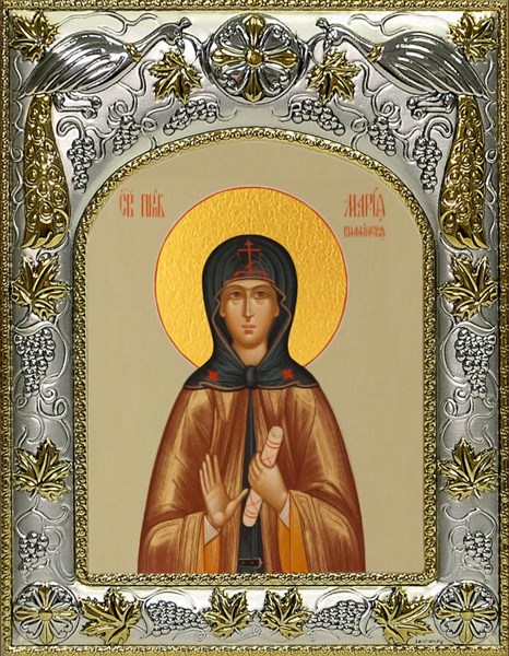 Икона Мария Вифинская Святая преподобная, 14х18 см 28837 - фото 42426