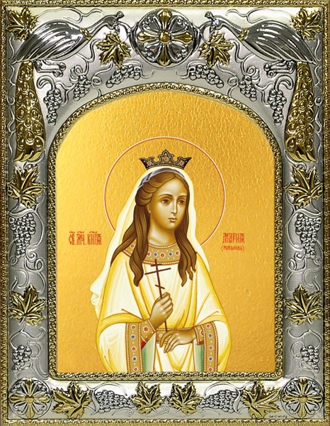 Икона Мария (Романова) страстотерпица, царевна, 14х18 см 28869