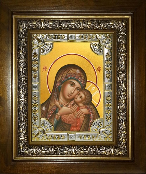 Икона Умиление, икона Божией Матери, в киоте 24х30 см 29120 - фото 42705