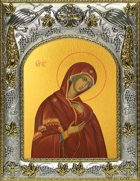 Икона Деисусная икона Божией Матери, 14х18 см 29213 - фото 42794