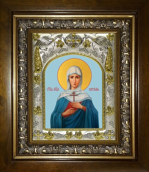 Икона Наталия (Наталья) Никомидийская мученица, в киоте 20х24 см 29289