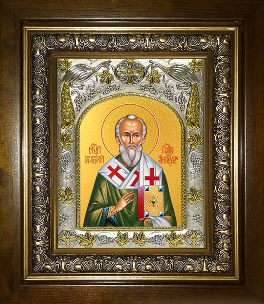 Икона Григорий Антиохийский святитель, патриарх, в киоте 20х24 см 29327 - фото 42905
