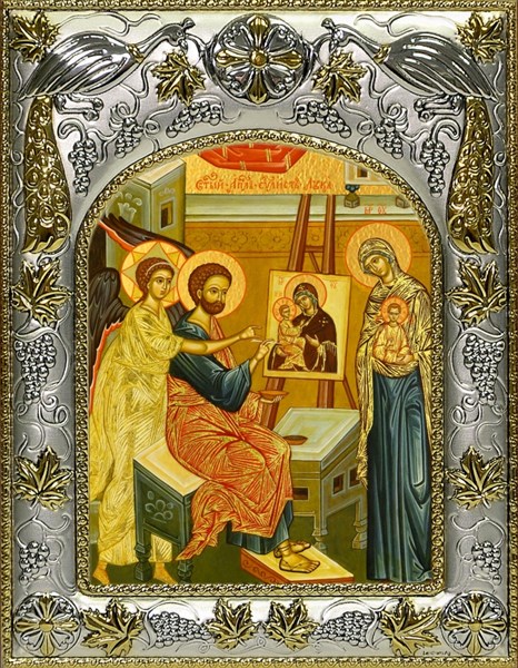 Икона Лука апостол, 14х18 см 29346