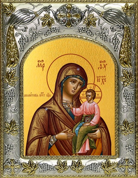 Икона Далматская икона Божией Матери, 14х18 см 29352
