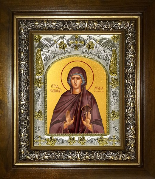 Икона Апфия(Аппия) Колосская, равноапостольная, в киоте 20х24 см 29362