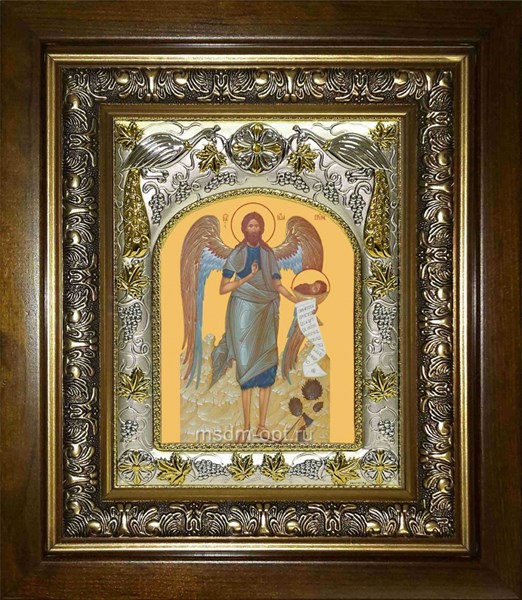 Икона Иоанн (Иван) Предтеча, Креститель Господень, в киоте 20х24 см 29375 - фото 42950