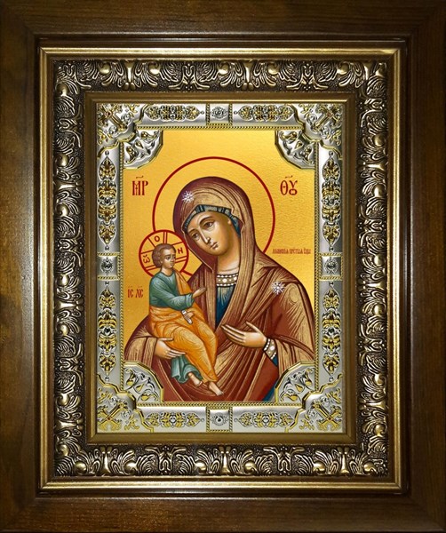 Икона Холмская икона Божией Матери, в киоте 24х30 см 29430