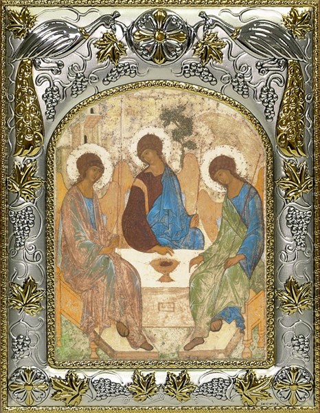 Икона Святая Троица, 14х18 см 29477